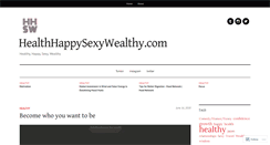 Desktop Screenshot of healthyhappysexywealthy.com